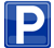 icona llegenda parking blau