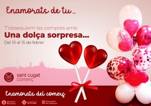 ‘Enamorats de tu’, la campanya de Sant Cugat Comerç per a Sant Valentí