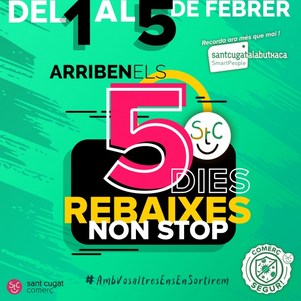 Arriben 5 dies de rebaixes &lsquo;non stop&rsquo; a Sant Cugat
